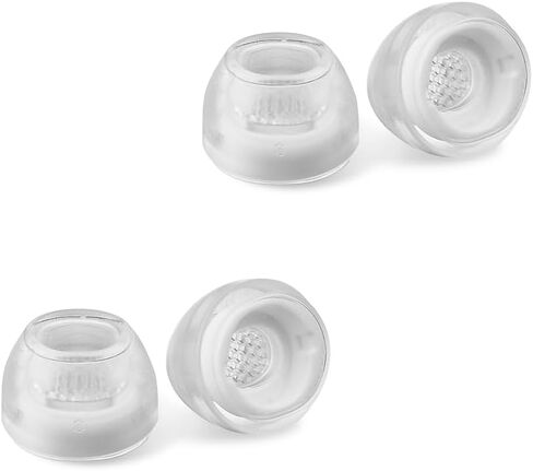 AZLA SednaEarfit Crystal لهاتف Galaxy Buds 3 Pro - أطراف أذن Galaxy Buds Pro 3 - أطراف أذن من السيليكون الفاخر لهاتف Samsung Galaxy Buds 3 Pro - معتمدة من SMAPP - إلغاء الضوضاء (زوجان) (أسود دخاني، ML) in Saudi Arabia
