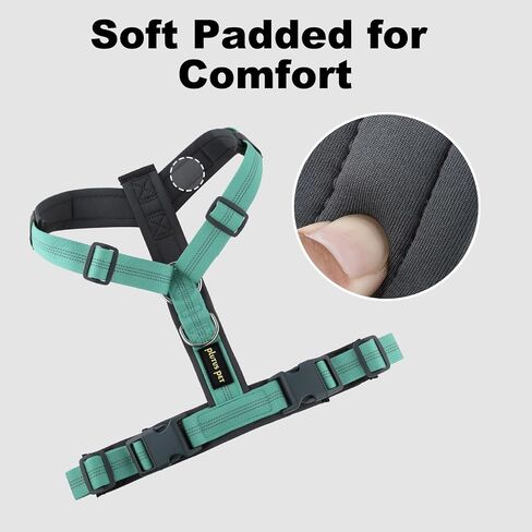 Plutus Pet No Pull Dog Harness, Adjustable Nylon Harness with Soft Padding in Kuwait