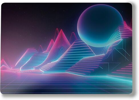Laptop Skin Compatible with Alienware M18 R2 (2024) - Planetary Grid - Premium 3M Vinyl Protective Wrap Decal Cover - Easy to Apply | Crafted in The USA by MightySkins in Saudi Arabia