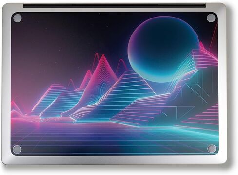 Laptop Skin Compatible with Alienware M18 R2 (2024) - Planetary Grid - Premium 3M Vinyl Protective Wrap Decal Cover - Easy to Apply | Crafted in The USA by MightySkins in Saudi Arabia