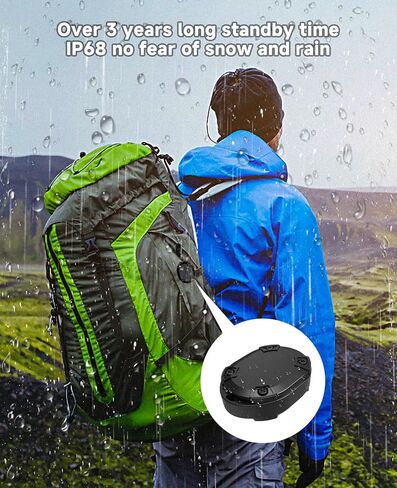 ترقية علامات الهواء الذكية: جهاز تعقب الأمتعة عبر البلوتوث، يعمل مع Apple Find My (iOS فقط)، محدد موقع العناصر لمحفظة حقيبة الظهر لمفاتيح الأمتعة، مقاومة للماء IP68، عمر بطارية 3 سنوات (أسود، عبوتان) in Kuwait