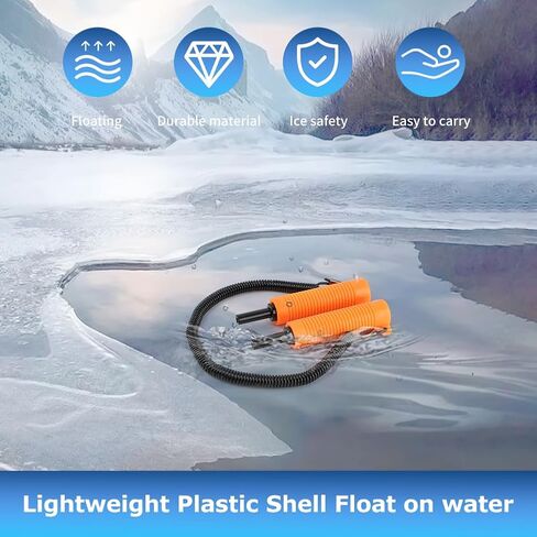 قطعتان من أعواد الثلج القابلة للسحب، مخارز ثلج قابلة للسحب مع صفارة قطعتين، أداة اختيار أمان لصيد الأسماك على الجليد، ملحقات كسر الجليد، معدات طوارئ محمولة مناسبة للتزلج، والزلاجات، والمشي على الجليد in Kuwait