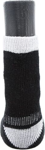 Power Paws Greyhound Edition Advanced Dog Socks, Black Grey, M, Fits 40-70 pounds in Saudi Arabia