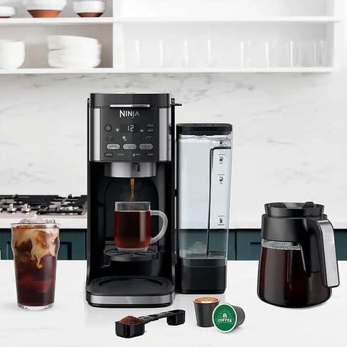 Ninja CFP105 DualBrew Hot & Iced Coffee Maker Black (Renewed) Bundle with 2 YR CPS Enhanced Protection Pack in Saudi Arabia
