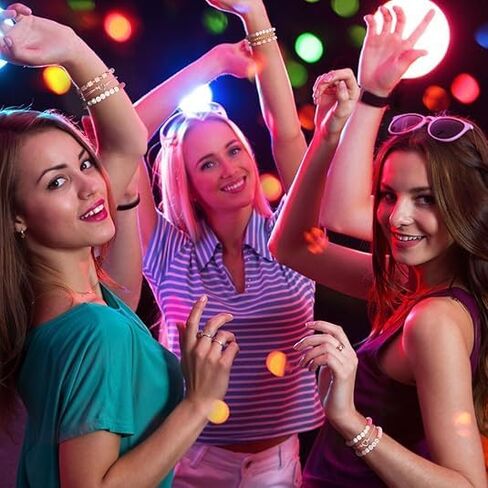 LiveGo Tay Lover Fearless Reputation 1989 Tay Album Inspired Bracelet for Eras Music,Summer Beach Bohemian Layering Bracelets Set Friendship Bracelets Gifts for Women Girls in Kuwait