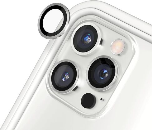 واقيات عدسة الكاميرا من الزجاج المقسى 9H من RHINOSHIELD متوافقة مع iPhone 11 Pro/11 Pro Max / 12 Pro ومقاومة الصدمات والخدش، وضوح عالي، حماية ضد الانفجار، تقنية مضادة للضباب - أزرق in Saudi Arabia