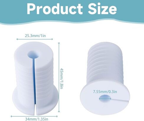 6 Pcs Starlink Cable Grommet for 1 Inch Wall Hole, Starlink Wall Grommet, Perforated Silicone Grommet, Cable Punch Grommet, Wall Grommet for Starlink Ethernet Cable（White in Saudi Arabia