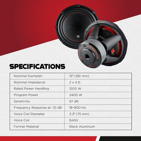 اوديوبايب TXXBDC315 اوديوبايب 15" 3 مكبر صوت مغناطيسي in Kuwait