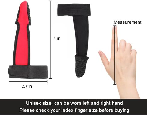 Single Finger Fishing Cover, Non-Slip Index Finger Protect Hand Mitt Elastic Band for Trolling, Winter Ice Fishing, 5 pcs in Kuwait