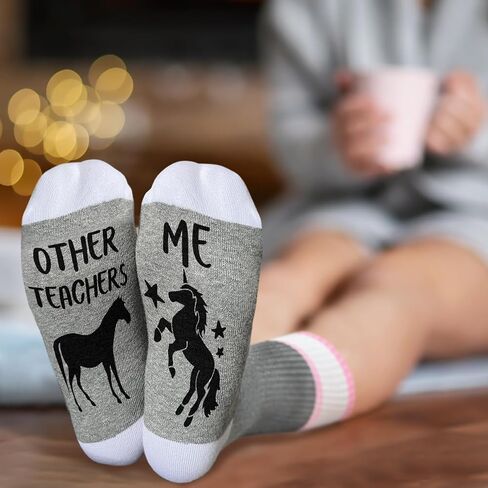 Other Aunties Me Unicorn Socks, Gift for Aunties, Novelty Gift for Thanksgiving Christmas Birthday, 1 Pair-43 in Saudi Arabia