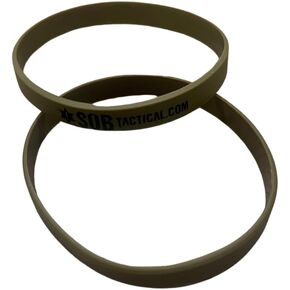 Tactical Bag Accessories | Traditional Combat Rubber Bands | Durable, Heat-Resistant, and Versatile | Heavy Duty Sling Retention Bands for Outdoor Gear, Black, 18 Pack in Saudi Arabia