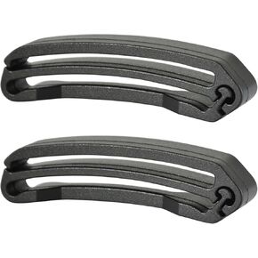 2 Pcs Backpack Webbing Strap Belt, Backpack Strap Keeper Lightweight Strap Supplies, Tri Glide Slide Webbing Strap Keeper Webbing Connecting Clip Webbing Ending Clip Plaastic Slide Buckle for Bag