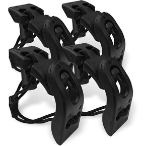 Tactical Molle Clips Molle Accessories - 4 Pieces Tactical Gear Molle Clips Molle Attachments Multifunction Hanging Buckle for Molle Backpack Molle Tactical Vest Molle Straps