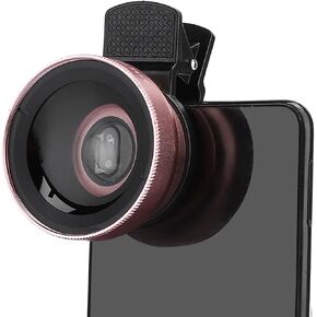 Professional 0.45X Super Wide Angle and Macro Lens, 2 in 1 Phone Lens for Mobile Phone, Enlarge Your Field of
