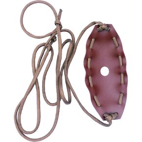 Handmade Leather Throwing Sling Old-Fashioned Slingshot Rock Sling Riprap