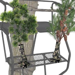 Metal Tree Stand Accessories – Adjustable Angle Branch Holders, Deer Stand Accessories for Hunting Camouflage, Suitable for Various Treestands