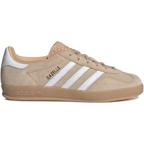 adidas Gazelle Indoor Womens Sneaker Suede (Pink Spark Preloved Green, US Footwear Size System, Adult, Women, Numeric, Medium, 6.5)