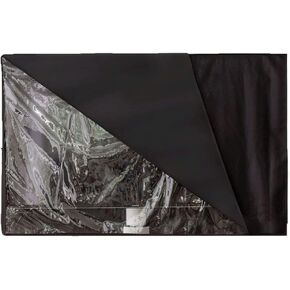 Outdoor TV Cover Waterproof with Visible Transparent Film Heavy duty TV Cover Box Black Heat Resistant Weatherproof Dustproof Anti UV Patio Outside Television Protector 40-42"