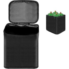 SIRUITON Mini ​Fuel ​Cylinder Storage Bag, Refillable Propane cylinder 1 LB Tank Cover, Small Propane Tanks Bag, 600D Oxford Fabric, fuel keg refillable propane tank Bag, for Outdoor Camping, cooking