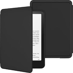 KBCASE Case for 7" Kindle Paperwhite (12th Generation-2024) and Kindle Colorsoft Signature Edition, Slim Smart Cover with Auto Wake/Sleep for Kindle Paperwhite 2024 (Black)