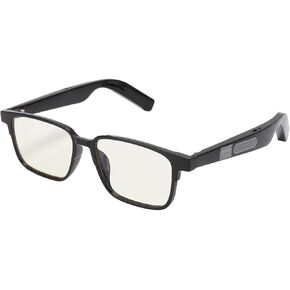 Smart Glasses, Bluetooth 5.3 Open Ear Smart Glasses with Built in Microphone, Voice Control, IP5 Waterproof, Dual Speakers, Stereo, for Men (with Polarized Night Vision Lens)
