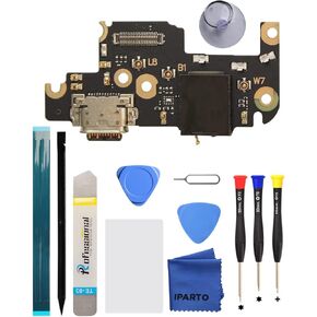Charging Port Replacement for Motorola Moto One 5G Ace Charging Port Replacement Kit for 6.7 inch Moto G 5G(2021) XT2113 USB Flex Dock Connector Replacement