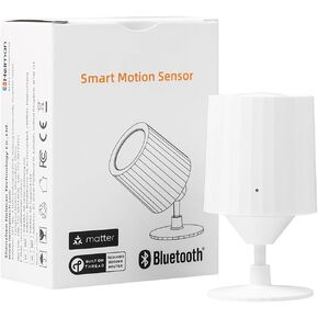 HEIMAN Motion Sensor, Matter Over Thread,Smart Motion Detector with Light Sensor, Requires Thread Border Router, Long Battery Life