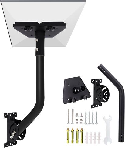 مجموعة أدوات التثبيت على الحائط من الجيل 3 القابلة للتعديل: حامل طويل على الحائط متوافق مع حامل السقف Starlink V3 مع محول أنابيب Starlink Gen 3 in Kuwait