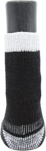 Power Paws Greyhound Edition Reinforced Foot Dog Socks, Black Grey, L, Fits 70-95 pounds in Saudi Arabia