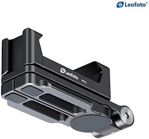 حامل هاتف LEOFOTO PS-2، حامل هاتف خلوي، زاوية قابلة للتعديل، مدمج ومحمول، خيط لولبي 1/4 بوصة، متوافق مع Arca (أسود) in Saudi Arabia