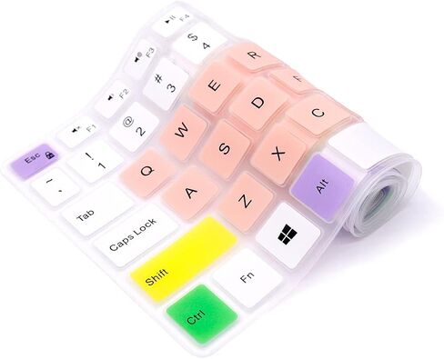 Keyboard Cover for Dell 2021 2020 2019 Inspiron 15 5501 5502 5505 5508 5584 5590 5593 5598 15.6",Inspiron 15 7000 7590 7591 7501 7506 7706 7790, Vostro 7590 5590 7500,Protector Skin-Candy Mint Green in Saudi Arabia