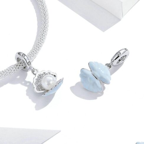 Sailing Boat Charm 925 Sterling Silver Anchor Charm Jelly Fish Charm Starfish Charm Ocean Charm for Pandora Charm Bracelet in Kuwait