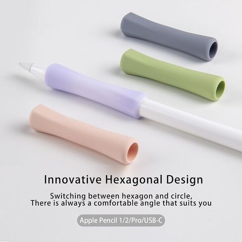 قبضة سيليكون سائلة لقلم Apple Pencil، عبوتان من مقابض أقلام ipad ipad المريحة المتوافقة مع الجيل الأول والثاني وUSB-C وPro، ملحقات جديدة 2024 لقلم Apple Pencil (أخضر نعناعي ولافندر) in Saudi Arabia