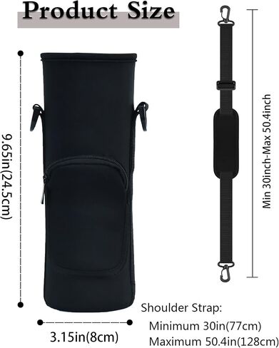 Portable Blender Storage Bag with Shoulder Strap Blender Storage Sleeve for Portable Blender BJ-2A-16oz 2 Cordless Personal & Small Blender (Black) in Kuwait