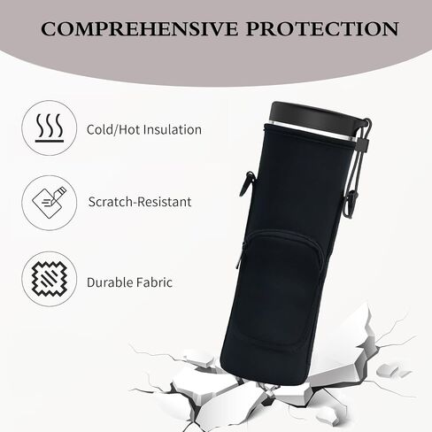 Portable Blender Storage Bag with Shoulder Strap Blender Storage Sleeve for Portable Blender BJ-2A-16oz 2 Cordless Personal & Small Blender (Black) in Kuwait