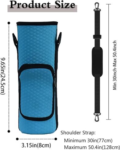 Portable Blender Storage Bag with Shoulder Strap Blender Storage Sleeve for Portable Blender BJ-2A-16oz 2 Cordless Personal & Small Blender (Black) in Kuwait