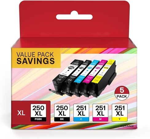 PGI-270XL Black Ink Cartridges Compatible for Canon PGI-270XL PGI-271XL Value Pack Work with MG6820 MG6821 MG6822 MG5720 MG5721 MG5722 MG7720 TS5020 TS6020 TS8020 TS9020（2PGBK） in Saudi Arabia
