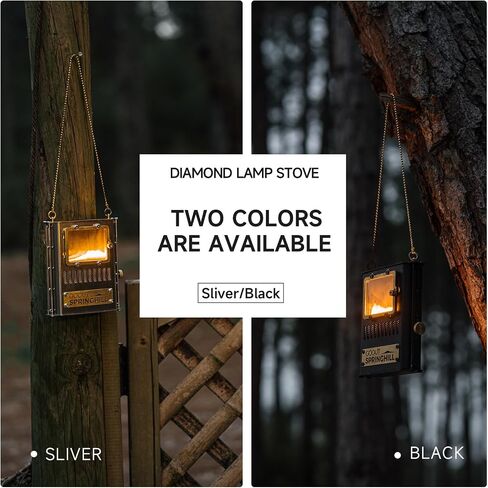 GOOUT SPRINGHILLkerosene lantern Oil Lantern Ironing stove Hanging ironing stove Camping Stove Outdoor Iron Stove, Fireplace, Barbecue, Silvery with Refill in Saudi Arabia