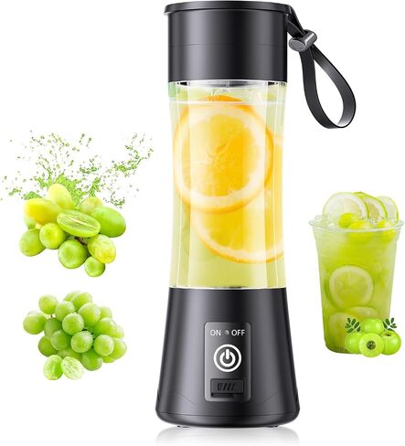 Portable Blender Personal Size Blender - Blender for Shakes and Smoothies, Mini Blender with 380Ml Travel Cup, Suit for Kitchen, Travel, Gym in Saudi Arabia