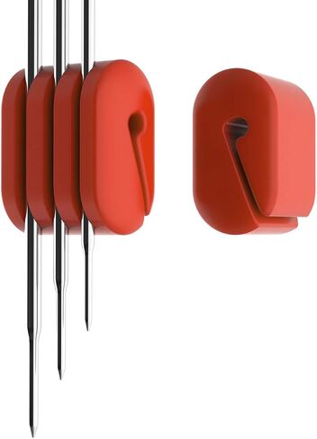 Universal Slicon Pot Clip/Cup Clip for Temperature Probe of Deep Fryer,Candy Pot, Probe Organizer (Pack of 2) in Saudi Arabia