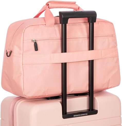 Bric's B|Y Ulisse Duffel Bag - Luxury Weekender Bags for Women and Men - Premium Carry On Bag and Overnight Bags - The Perfect Personal Item Bag for Travel - Black in Kuwait