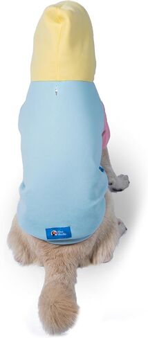 The Dodo Pastel Colorblock Hoodie for Dogs, Size Medium; Everyday Apparel for Dogs, Cute Dog Sweatshirt, Cute Clothes for Dogs, The Dodo for Dogs Collection in Saudi Arabia