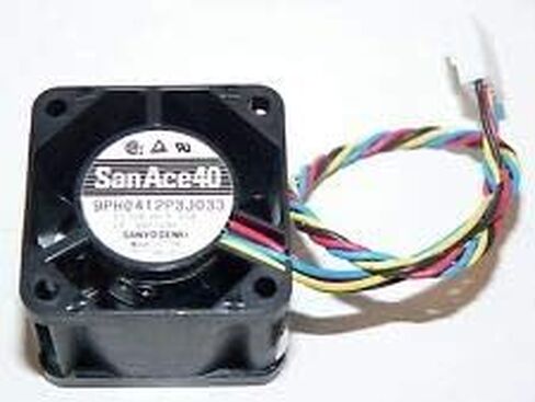 مروحة تبريد الخادم لـ Supermicro FAN-0061L4 Sanyo Denki San Ace 40 9PH0412P3J033 1U، 40 * 40 * 28 مم 12 فولت 0.35 أمبير in Saudi Arabia