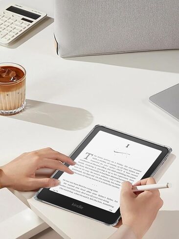 Case for All-New Kindle Paperwhite/Colorsoft 7 Inch 2024,WUNIAK Design for Kindle Paperwhite 12 Generation,Thin Slim Lightweight Scratch Proof,Durable Protection Silicone Rubber TPU Cover (Clear). in Kuwait