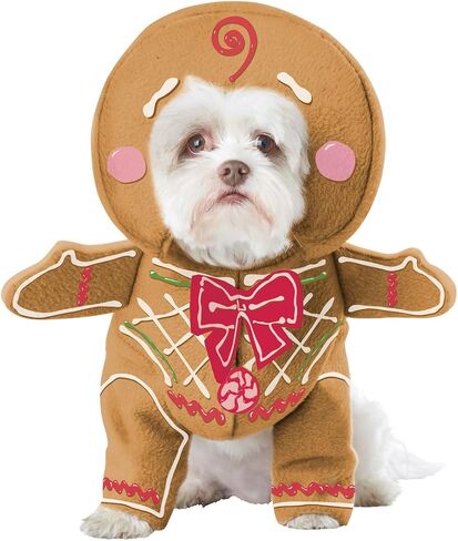 California Costumes Gingerbread Pup Dog Costume, Medium Beige in Saudi Arabia