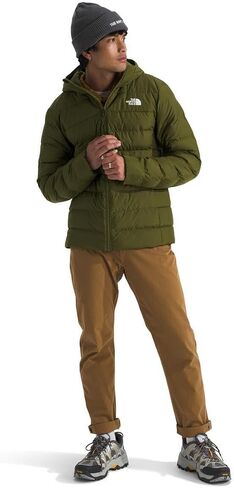 THE NORTH FACE Men's Aconcagua Insulated Hooded Jacket (Standard and Big Size), TNF Black-NPF, Small in Kuwait