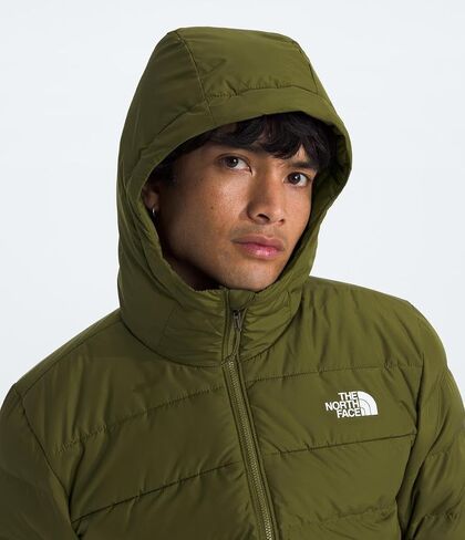 THE NORTH FACE Men's Aconcagua Insulated Hooded Jacket (Standard and Big Size), TNF Black-NPF, Small in Kuwait