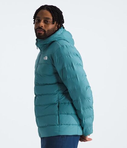 THE NORTH FACE Men's Aconcagua Insulated Hooded Jacket (Standard and Big Size), TNF Black-NPF, Small in Kuwait