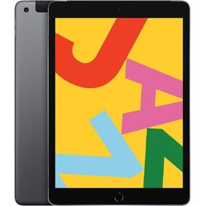 Apple iPad 10.2 Inch (2019) Wi-Fi + Cellular 32 GB - Space Gray (Renewed)