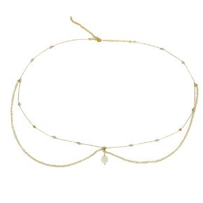 Dama Stile BKZ13 Belly Chain, Body Chain, Adjustable Body Accessory for Women and Girls